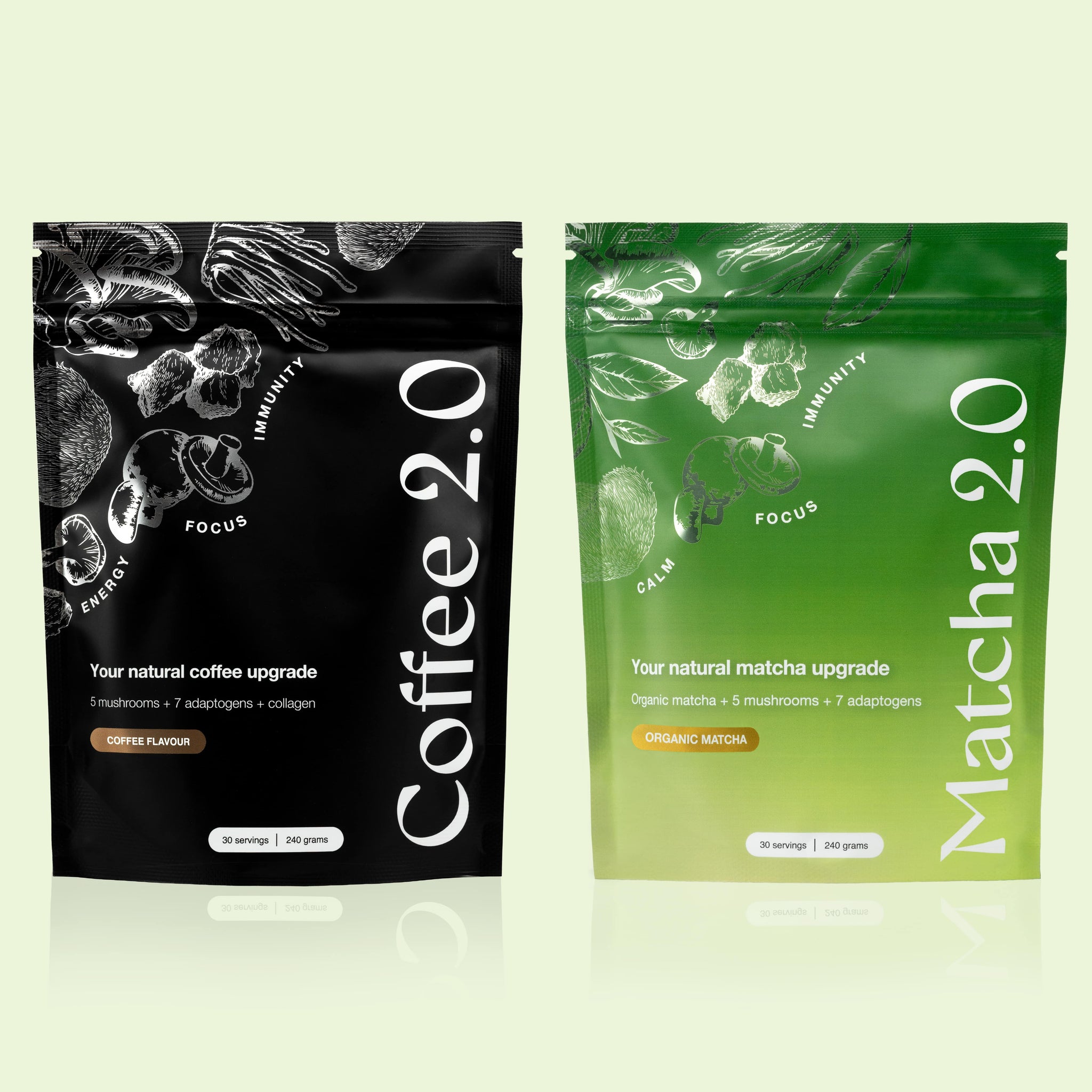 1x Coffee 2.0 + 1x Matcha 2.0