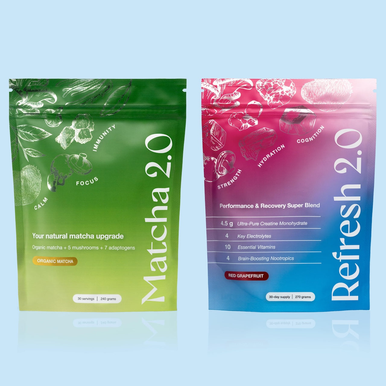 1x Refresh 2.0 + 1x Matcha 2.0